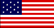 The 13 Star First Official Flag